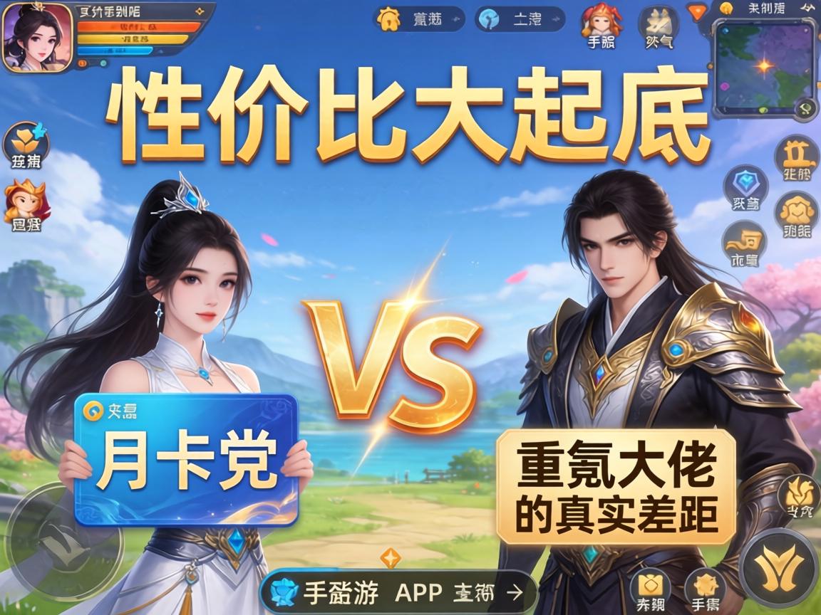 一、性价比大起底，月卡党VS重氪大佬的真实差距