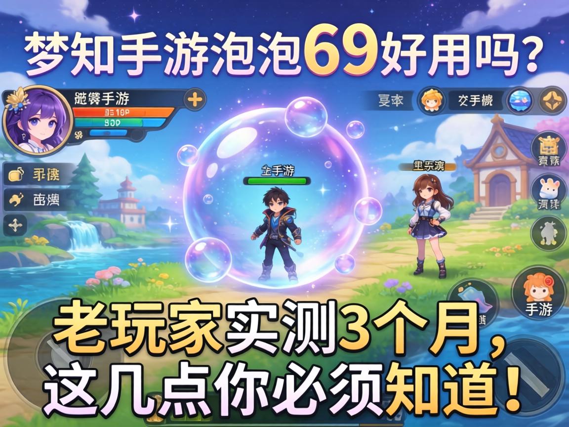 梦幻手游泡泡69好用吗？老玩家实测3个月，这几点你必须知道！