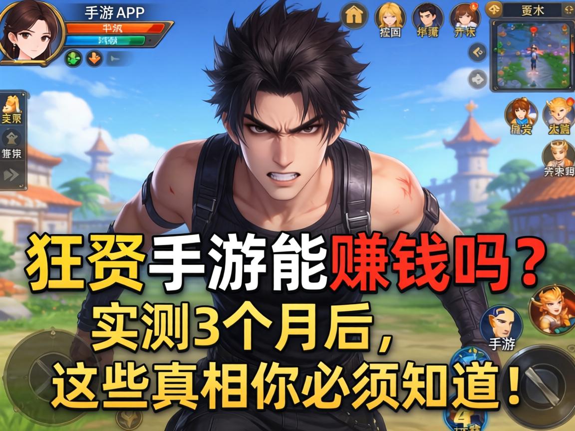 狂怒手游能赚钱吗？实测3个月后，这些真相你必须知道！
