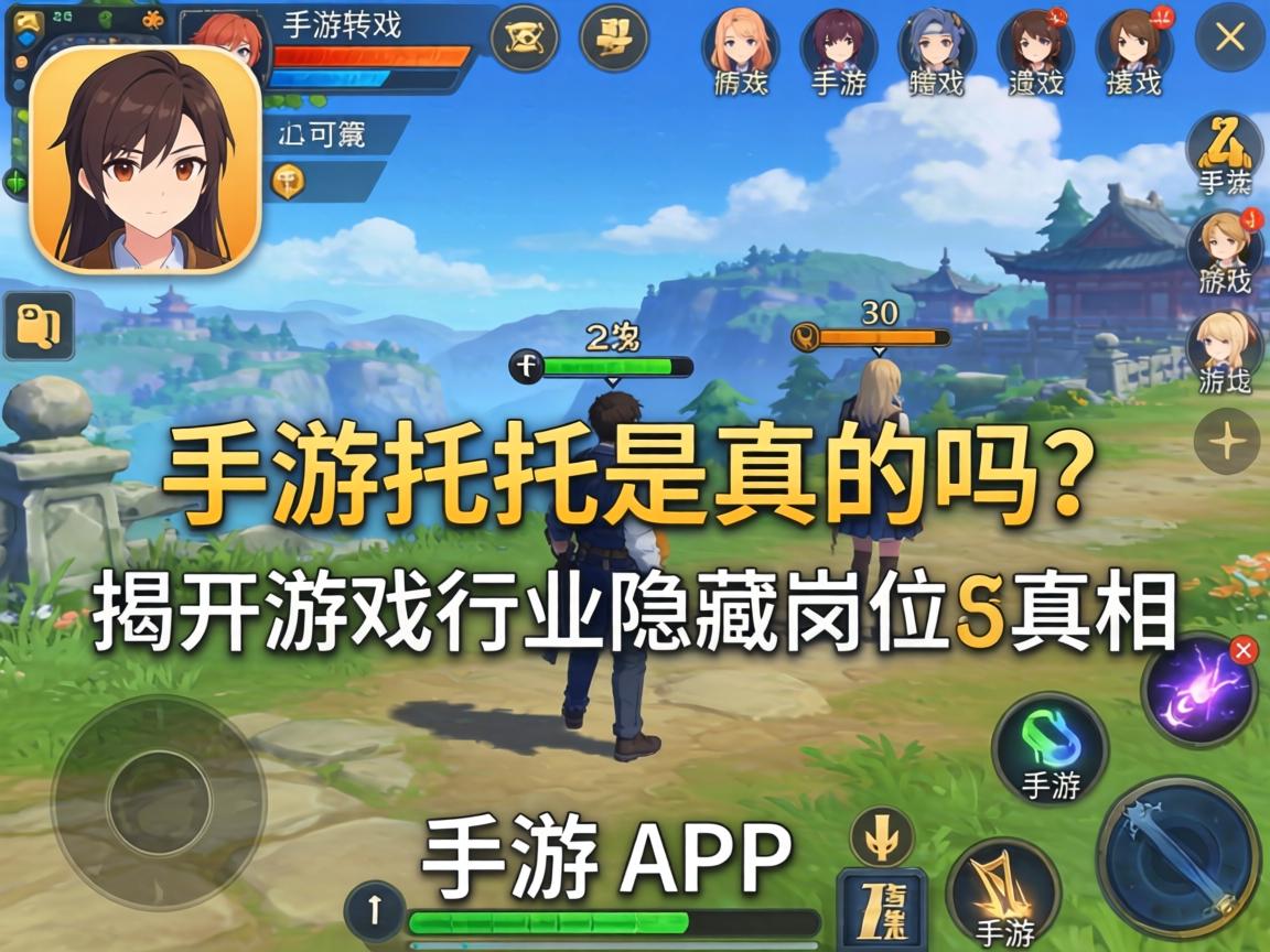 手游招托是真的吗？揭开游戏行业隐藏岗位的真相