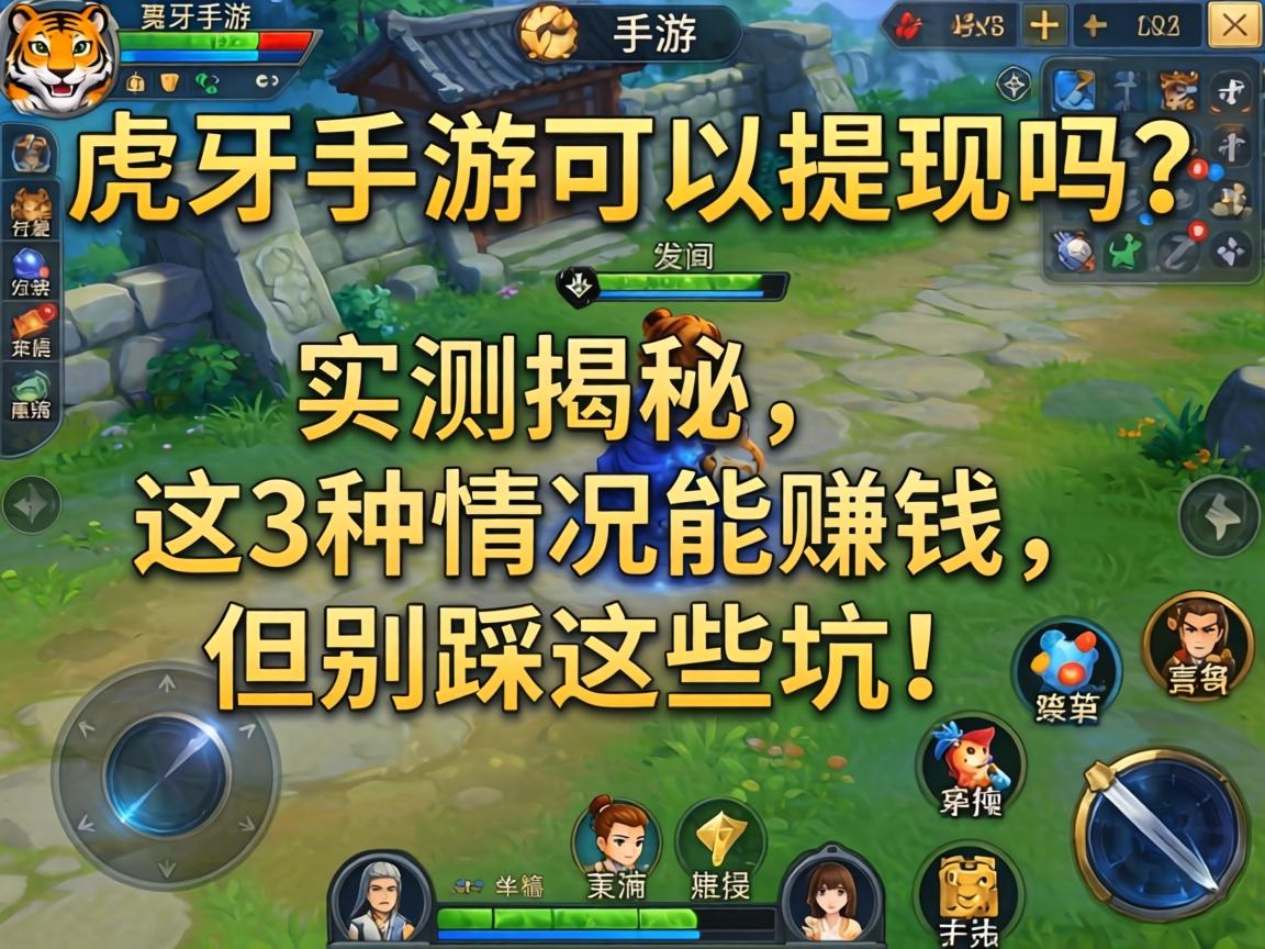 虎牙手游可以提现吗？实测揭秘，这3种情况能赚钱，但别踩这些坑！