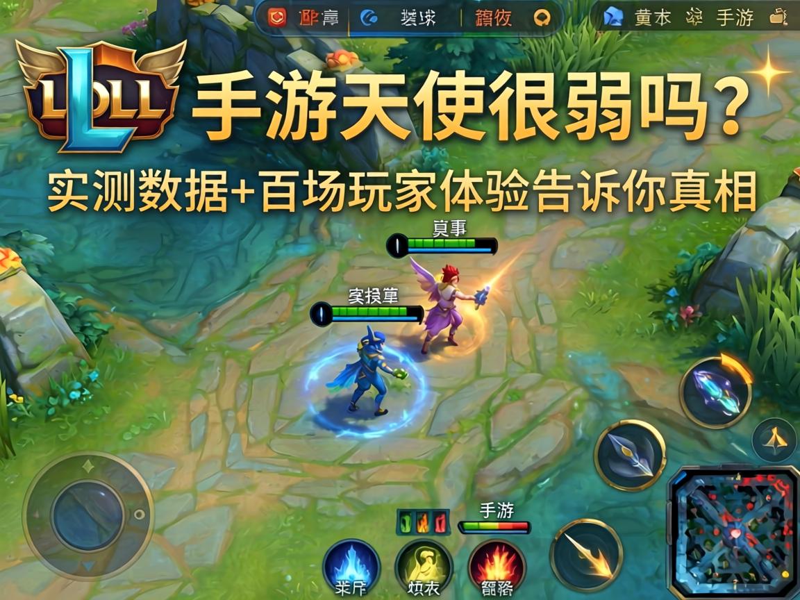 LOL手游天使很弱吗？实测数据+百场玩家体验告诉你真相