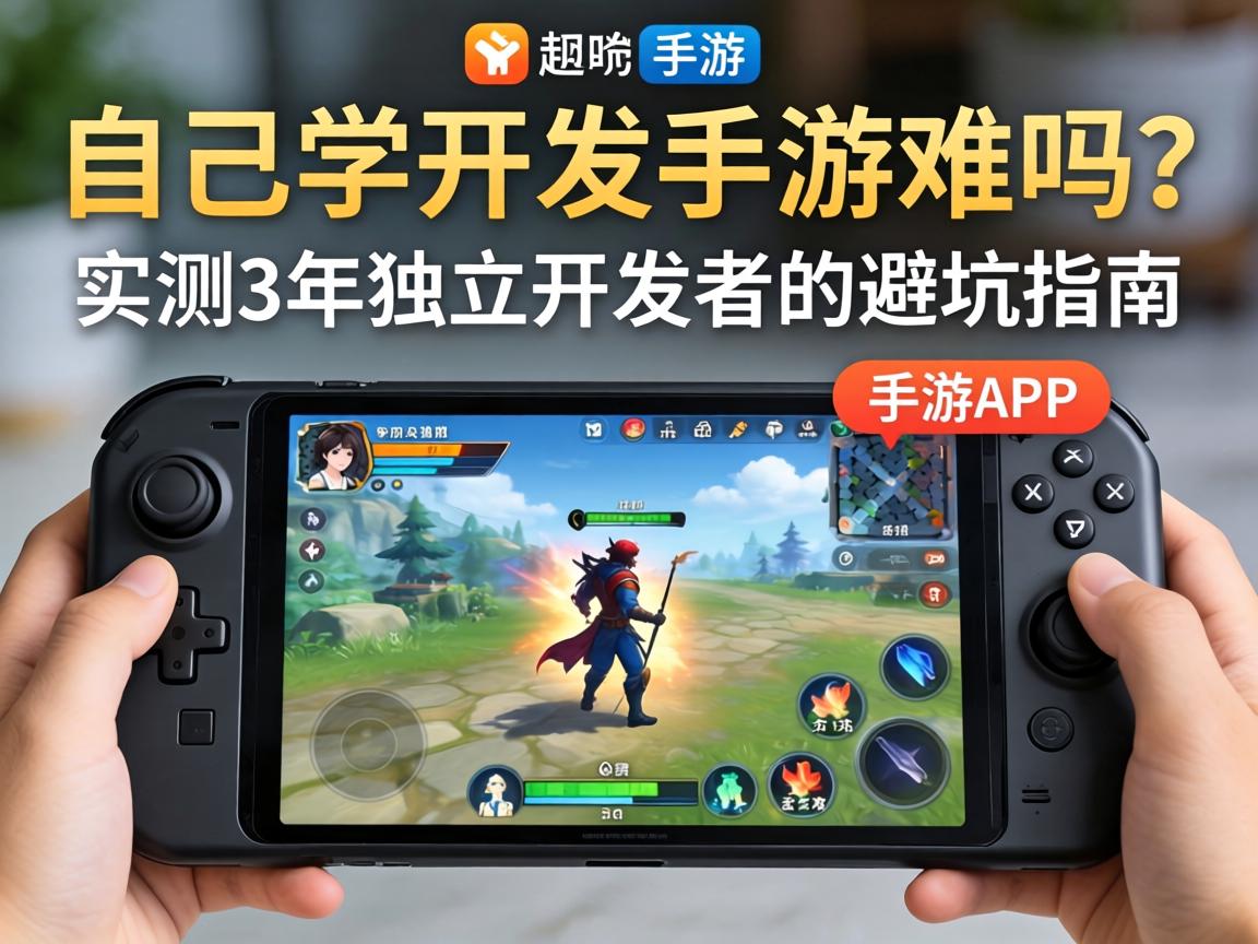 自己学开发手游难吗？实测3年独立开发者的避坑指南