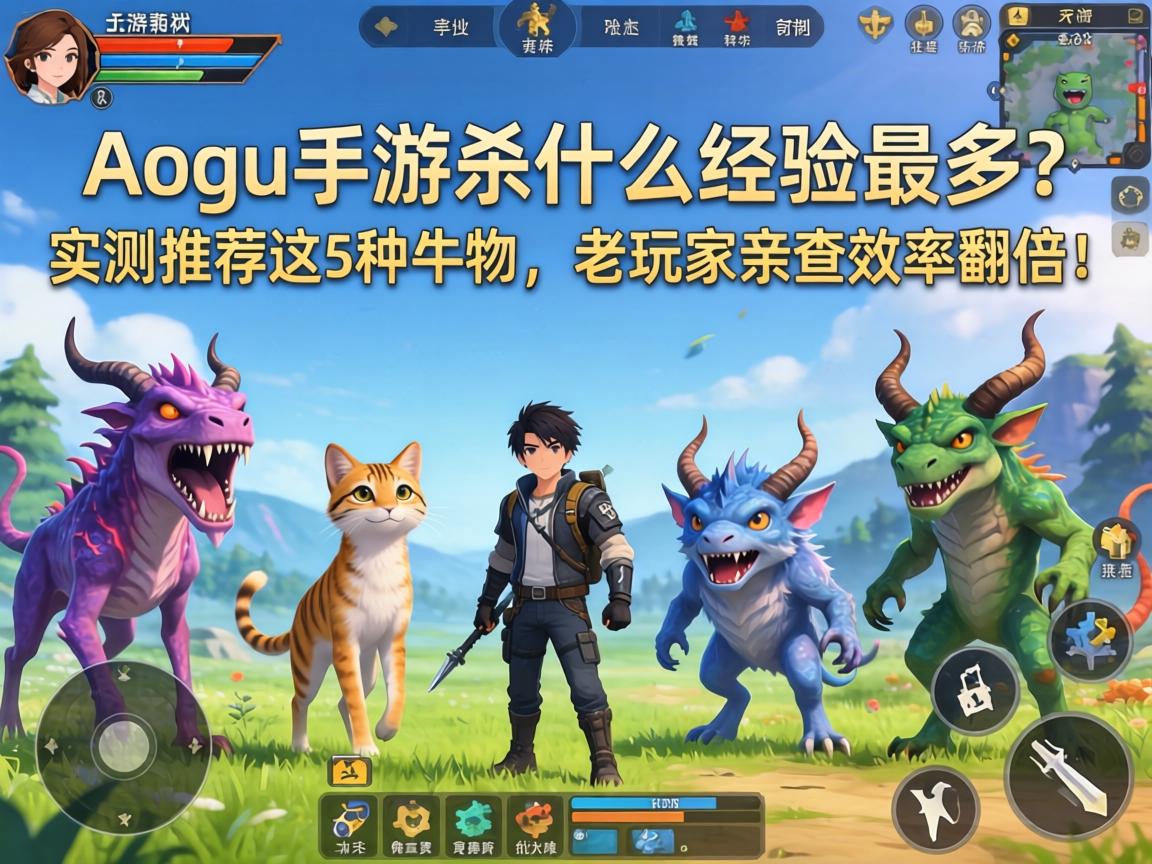 方舟手游杀什么经验最多