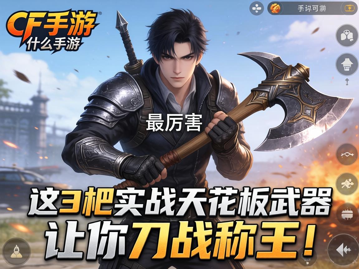 这3把实战天花板武器让你刀战称王