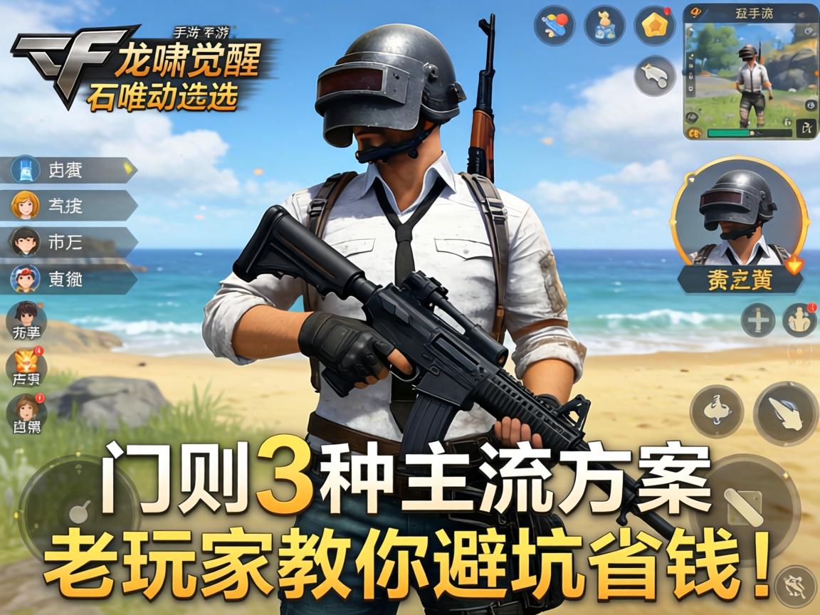 手游CF龙啸觉醒石怎么选？实测3种主流方案，老玩家教你避坑省钱！