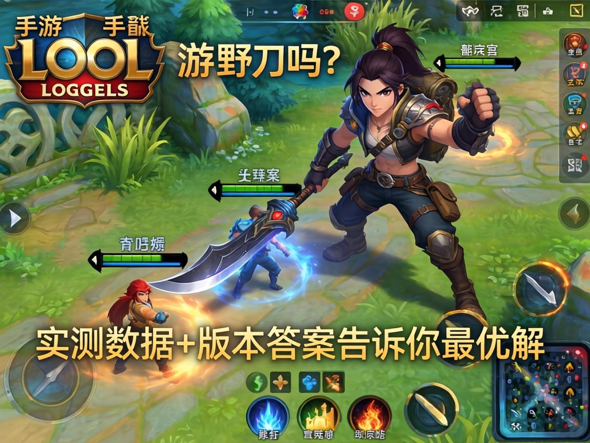 LOL手游要野刀吗？实测数据+版本答案告诉你最优解