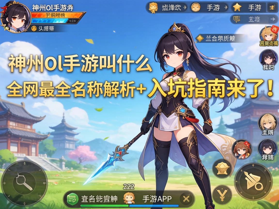 新神州ol手游叫什么？全网最全名称解析+入坑指南来了！