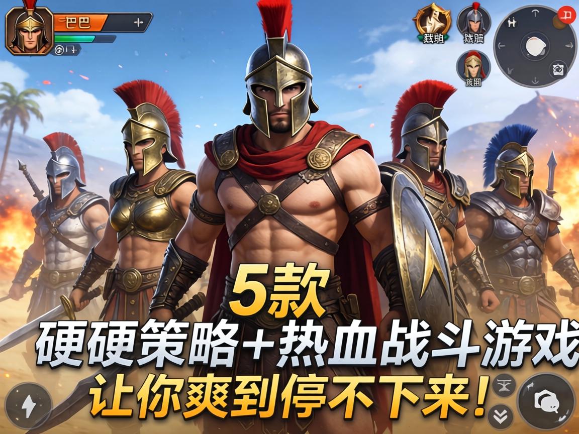 想找类似斯巴达的手游？这5款硬核策略+热血战斗游戏让你爽到停不下来！