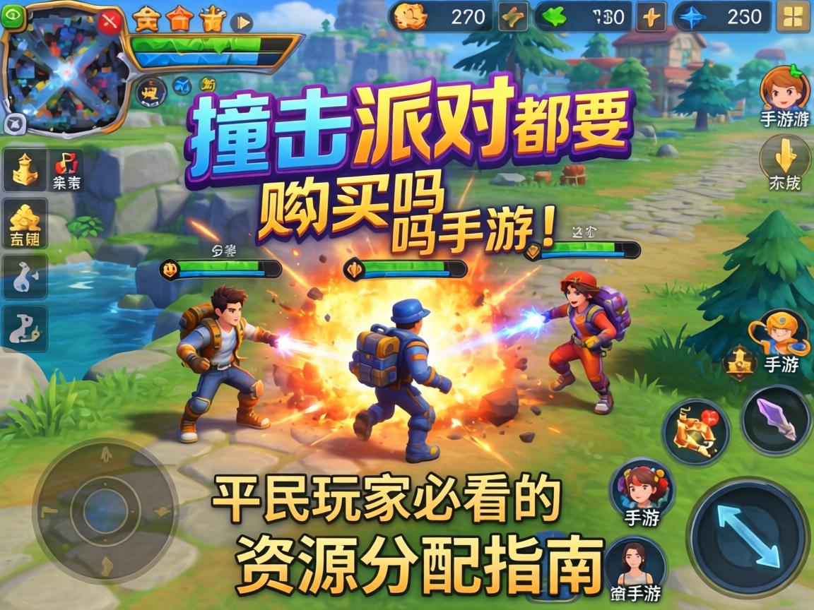 撞击派对都要购买吗手游？平民玩家必看的资源分配指南