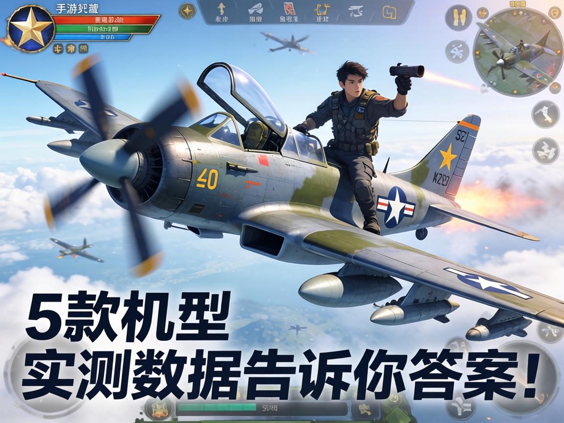 空战手游什么飞机好用？这5款机型实测数据告诉你答案！