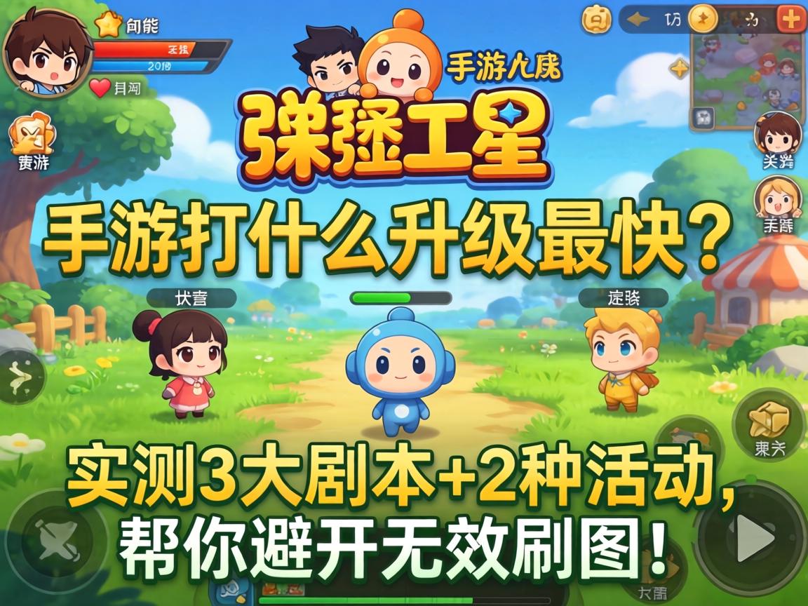 弹弹堂手游打什么升级最快