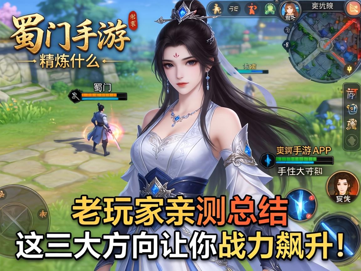 蜀门手游精炼什么属性？老玩家亲测总结，这三大方向让你战力飙升！