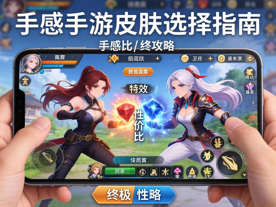 对战手游皮肤选择指南，从手感、特效到性价比的终极攻略