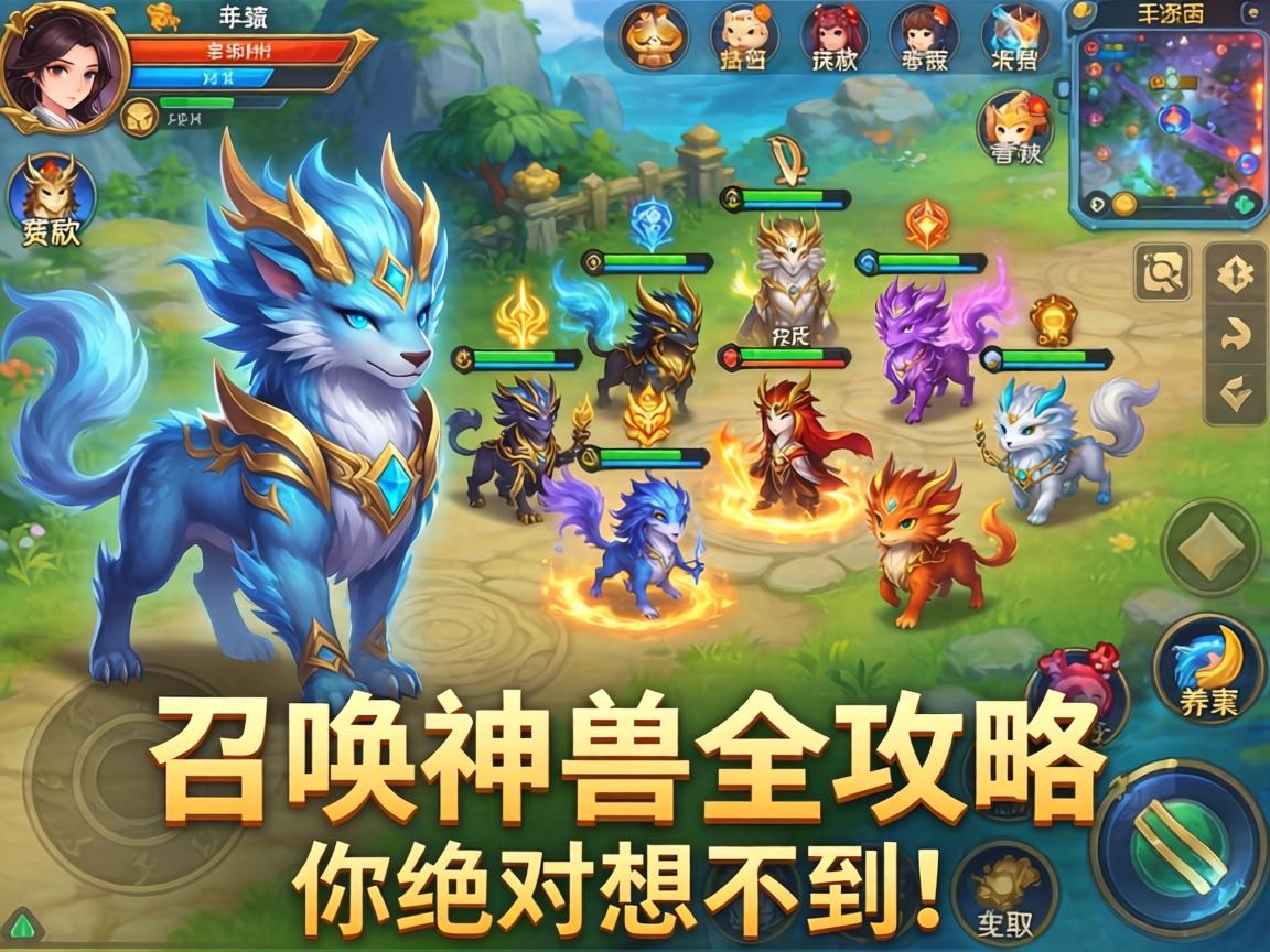 手游召唤神兽全攻略，这5款热门游戏的神兽获取方式你绝对想不到！