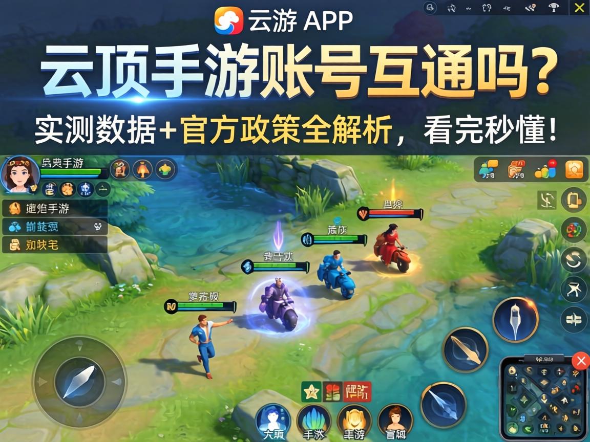 云顶手游账号互通吗