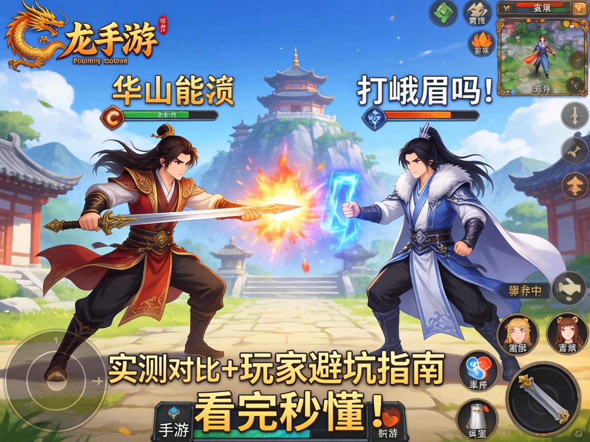 天龙手游华山能打峨眉吗