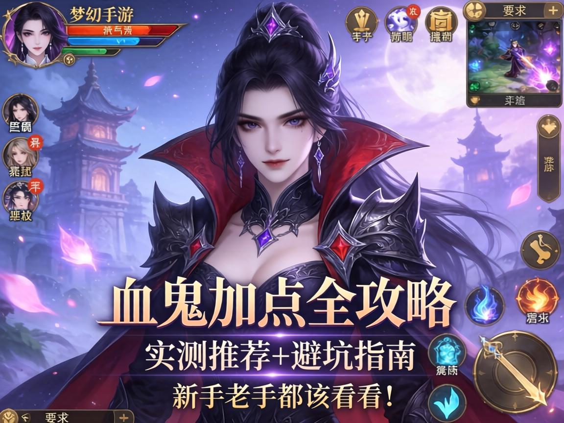 梦幻手游吸血鬼加点全攻略，实测推荐+避坑指南，新手老手都该看看！