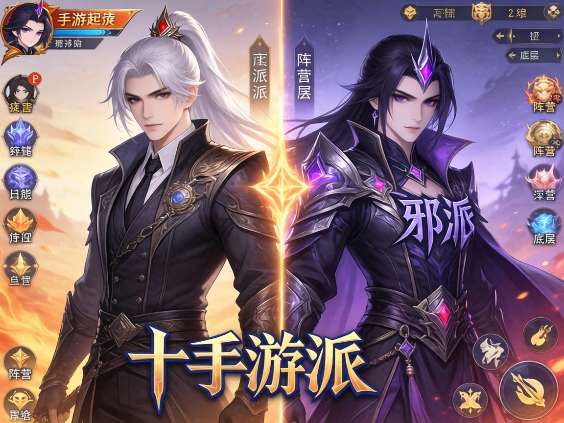 手游有正派有邪派吗？深度解析角色阵营设计的底层逻辑