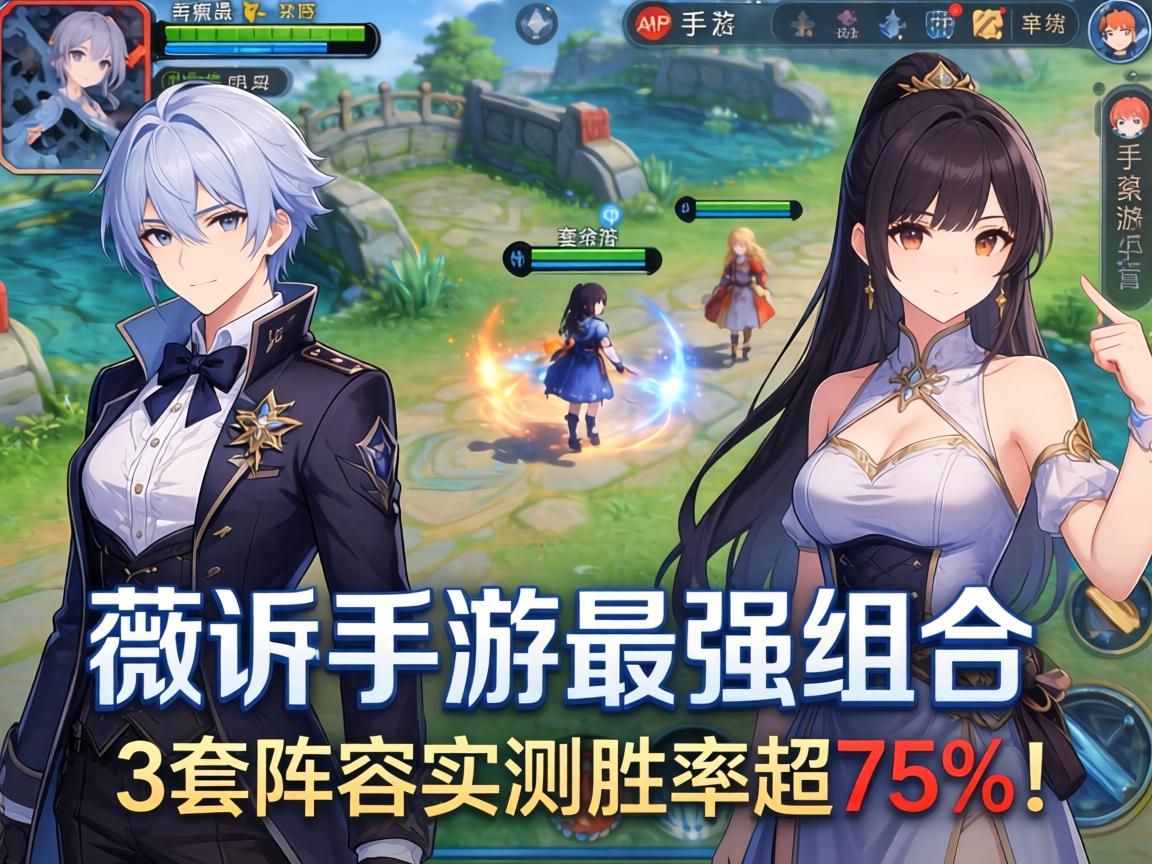 薇恩手游最强组合是什么？这3套阵容实测胜率超75%！