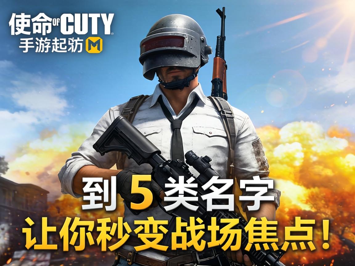 这5类名字让你秒变战场焦点