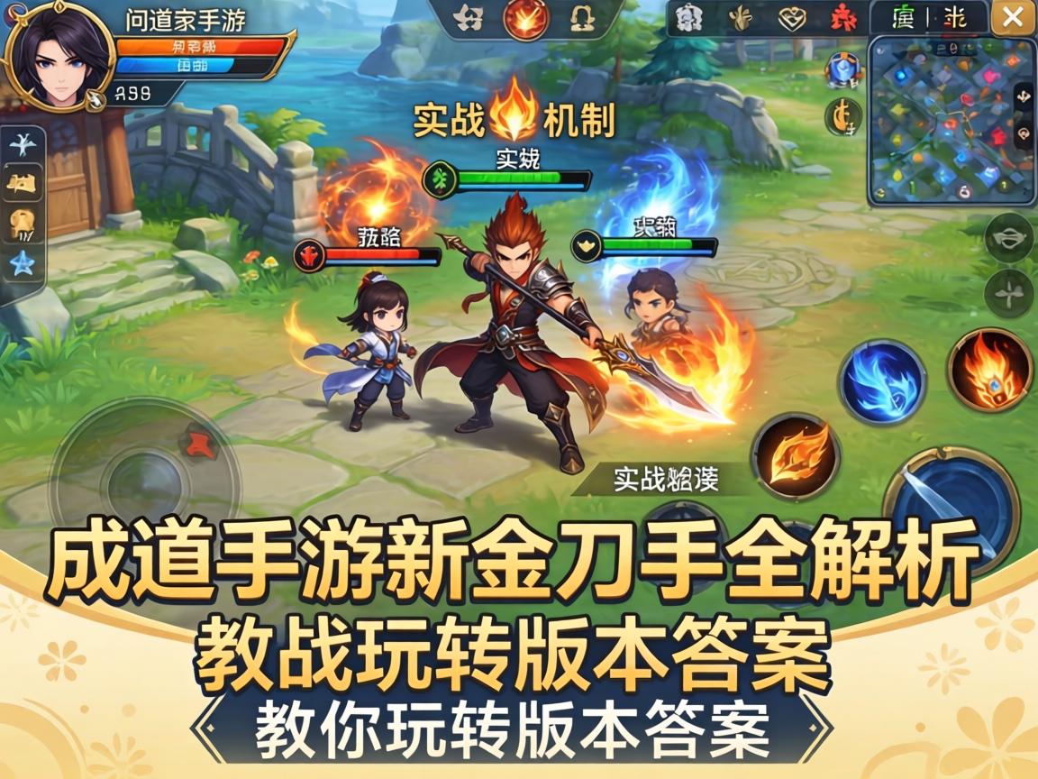 问道手游新金刀手全解析，从技能机制到实战配装，教你玩转版本答案