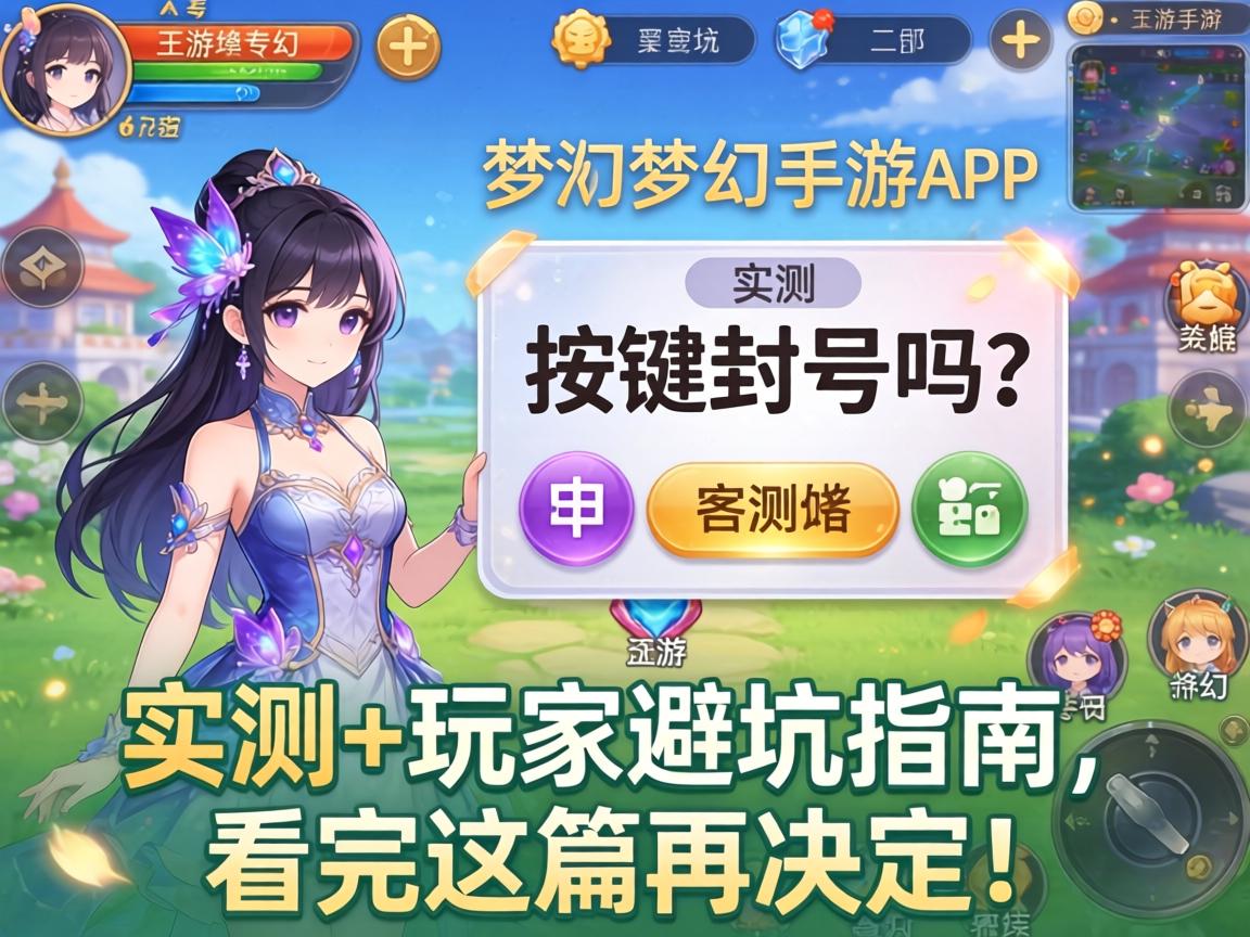 手游梦幻用按键封号吗