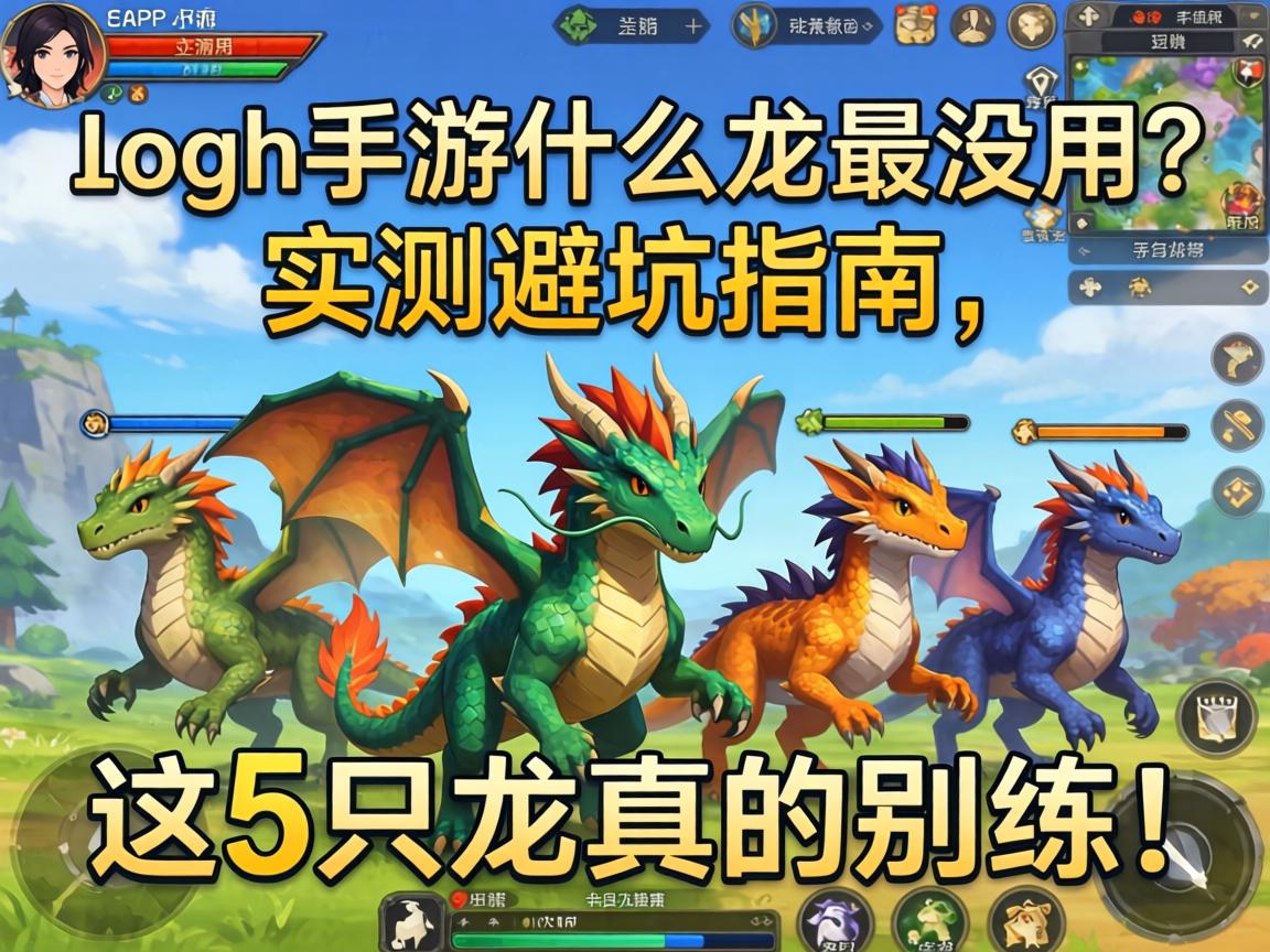 方舟手游什么龙最没用