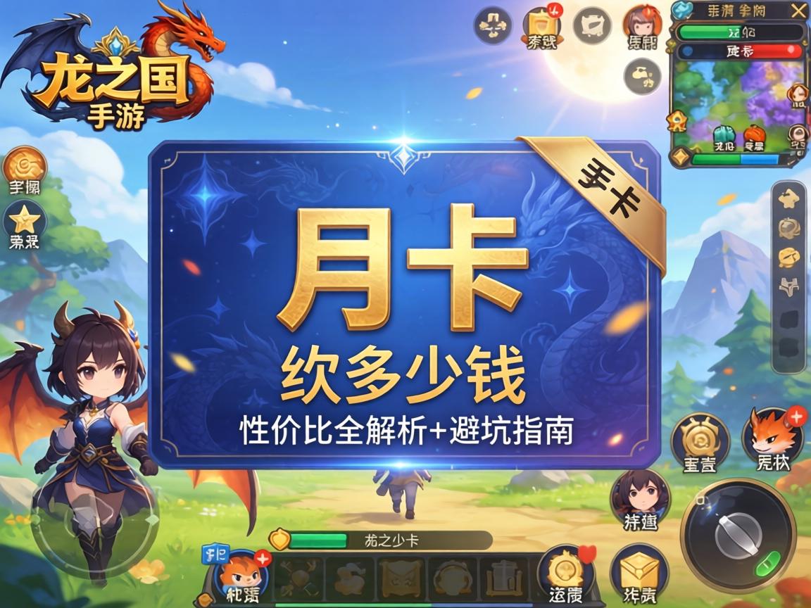 龙之谷手游月卡多少钱