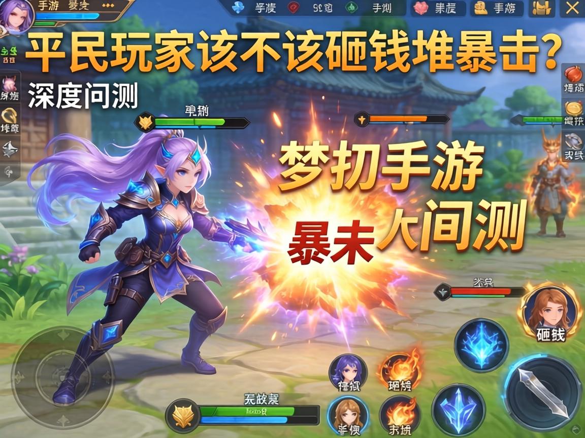 梦幻手游暴击效果深度实测