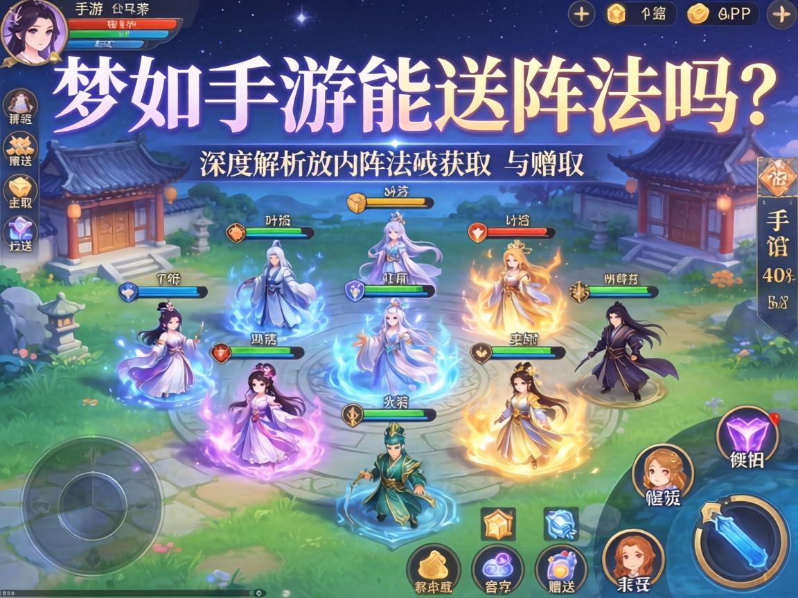 深度解析游戏内阵法获取与赠送机制