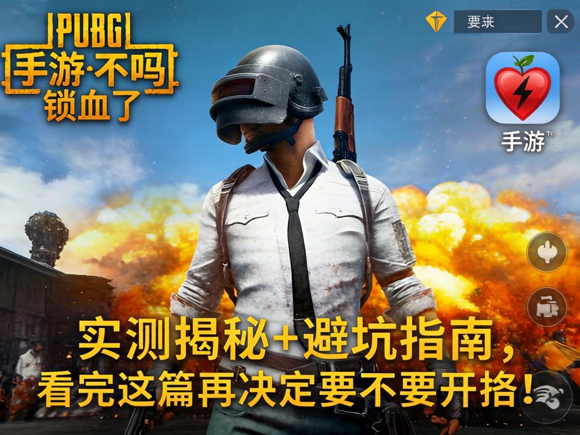 PUBG手游有锁血吗？实测揭秘+避坑指南，看完这篇再决定要不要开挂！