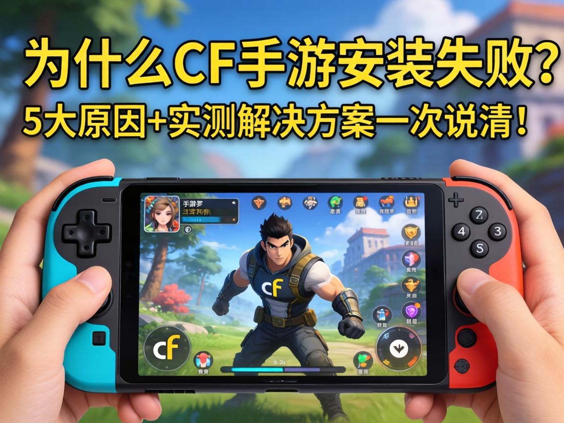 为什么CF手游安装失败？5大原因+实测解决方案一次说清！