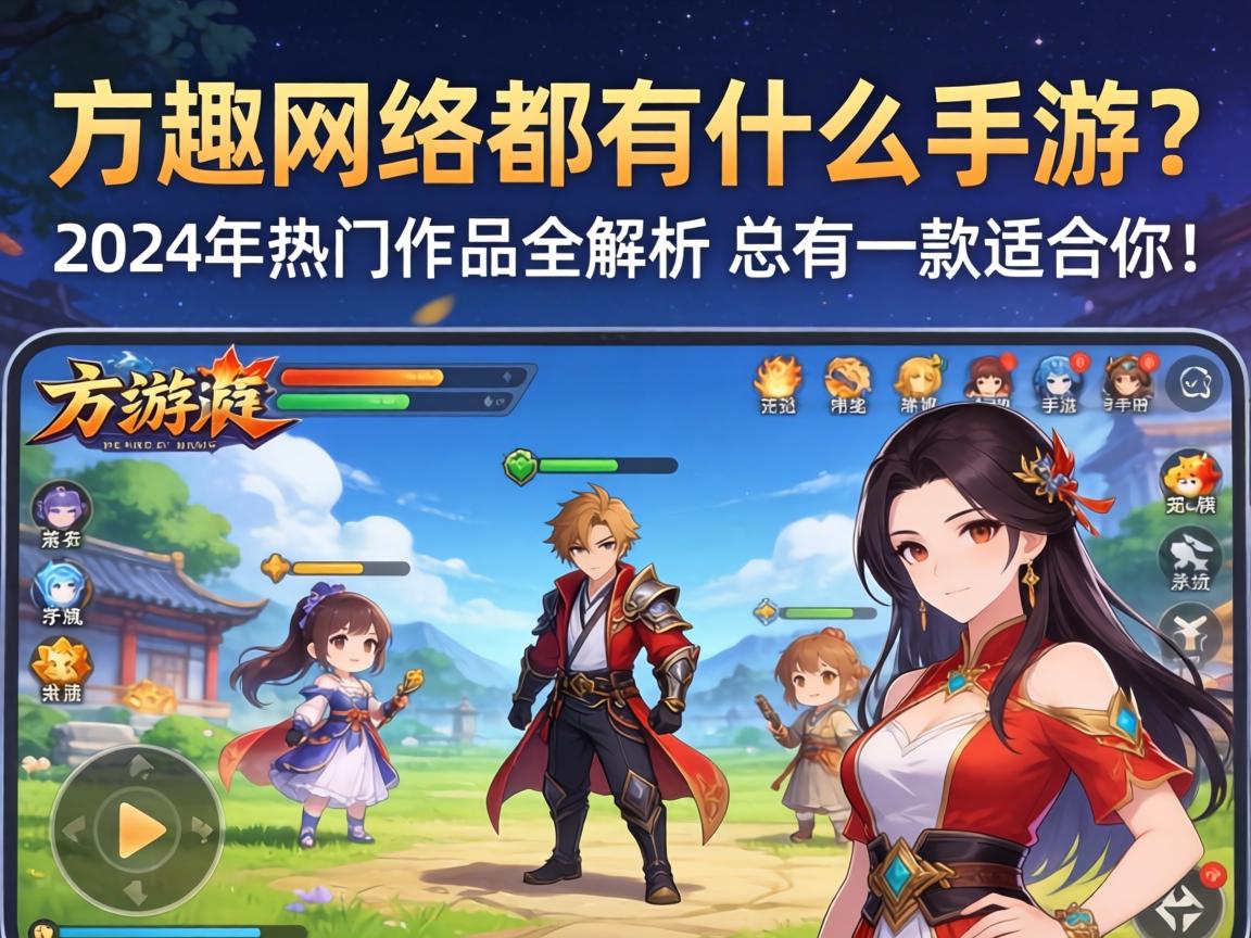 方趣网络都有什么手游？2024年热门作品全解析，总有一款适合你！