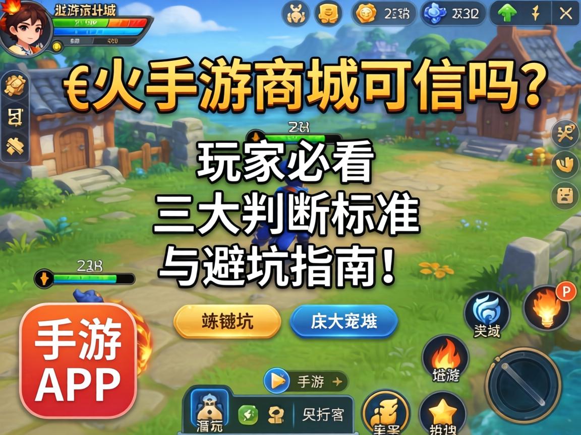 飞火手游商城可信吗？玩家必看的三大判断标准与避坑指南