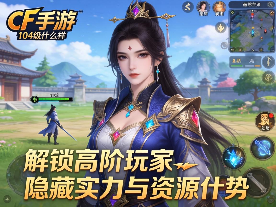 CF手游104级什么样？解锁高阶玩家的隐藏实力与资源优势
