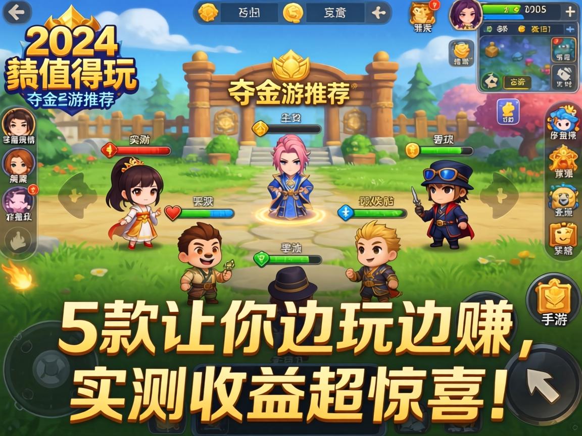 2024最值得玩的夺金手游推荐