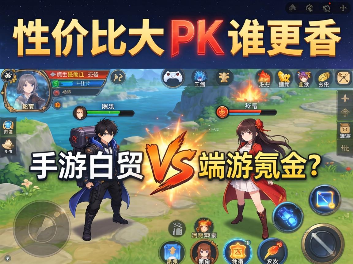 手游白嫖VS端游氪金