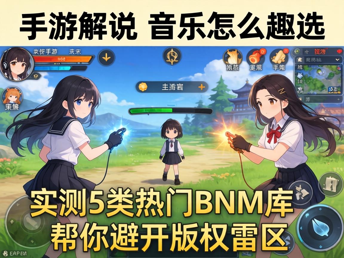 手游解说的音乐怎么选