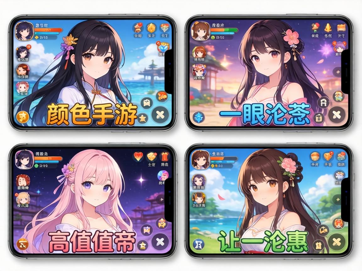 这5款高颜值带色手游让你一眼沦陷