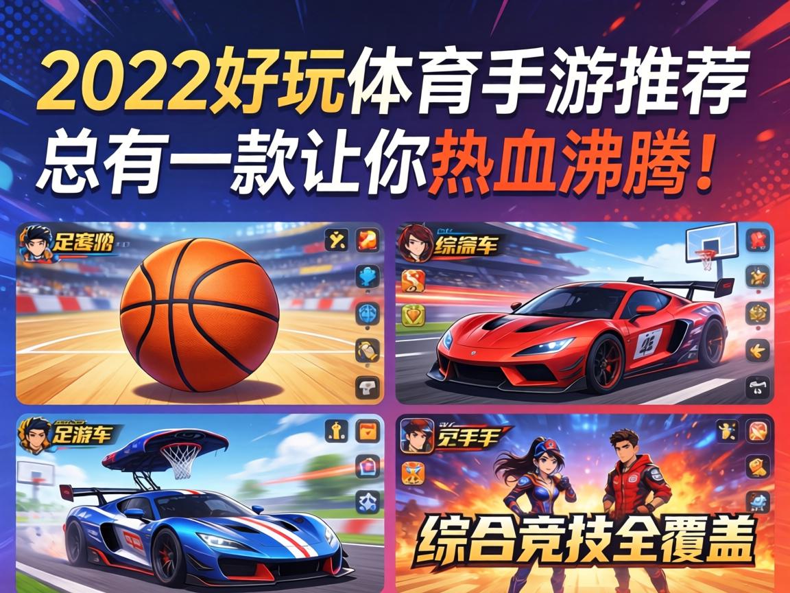 2022好玩的体育手游推荐，足篮球、赛车、综合竞技全覆盖，总有一款让你热血沸腾！