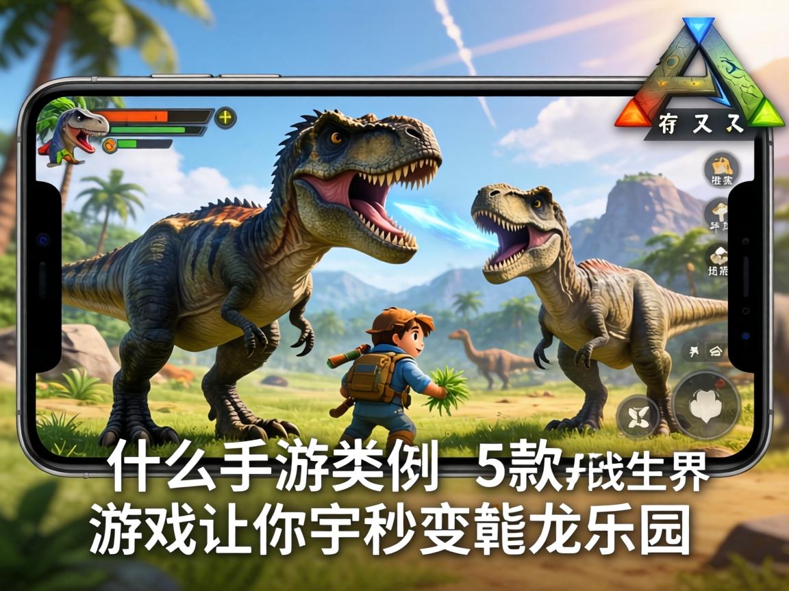 什么手游类似方舟？这5款开放世界生存游戏让你手机秒变恐龙乐园