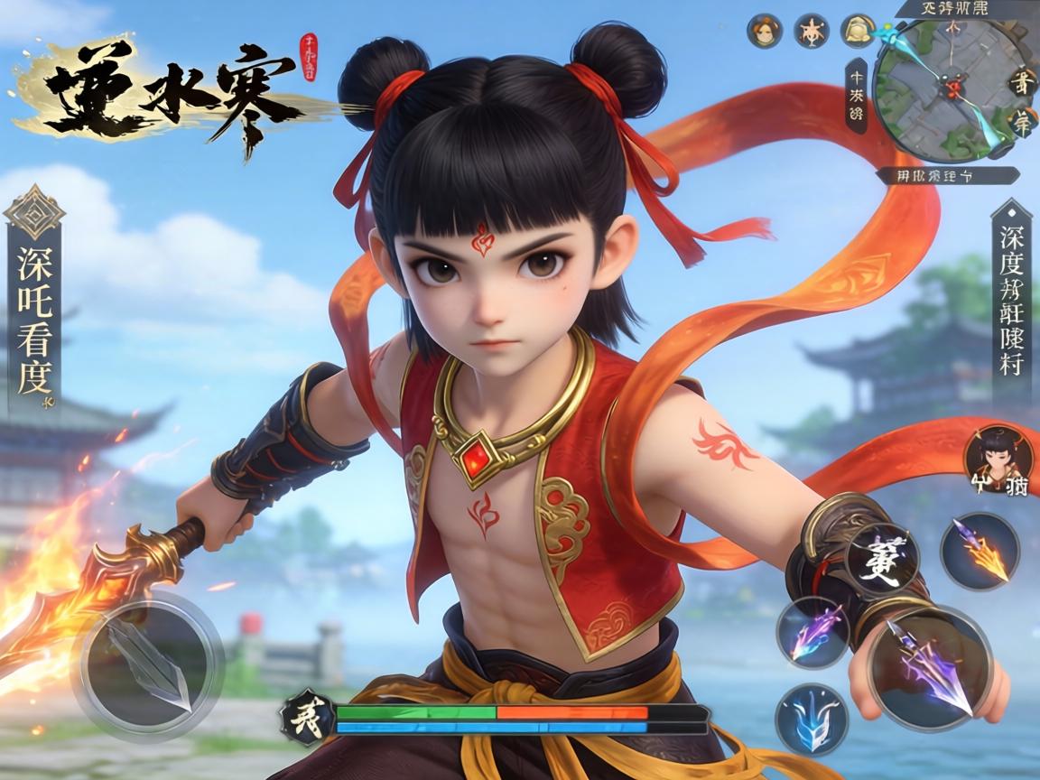 逆水寒手游哪吒好看吗？深度解析角色设计美学与实战适配度