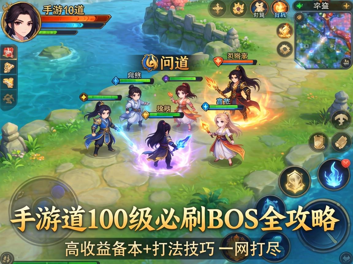 手游问道100级必刷BOSS全攻略，高收益副本+打法技巧一网打尽