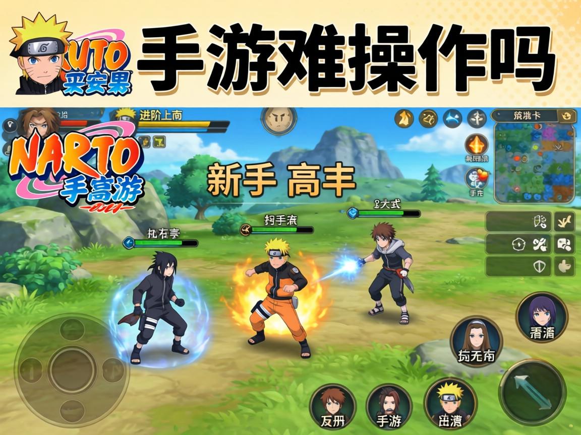 火影手游难操作吗？从新手到高手的进阶指南