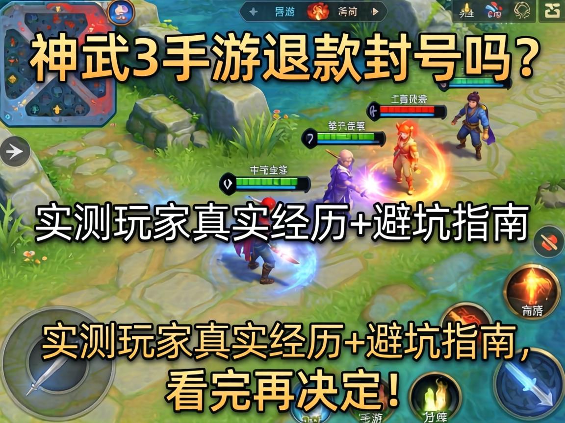 神武3手游退款封号吗？实测玩家真实经历+避坑指南，看完再决定！
