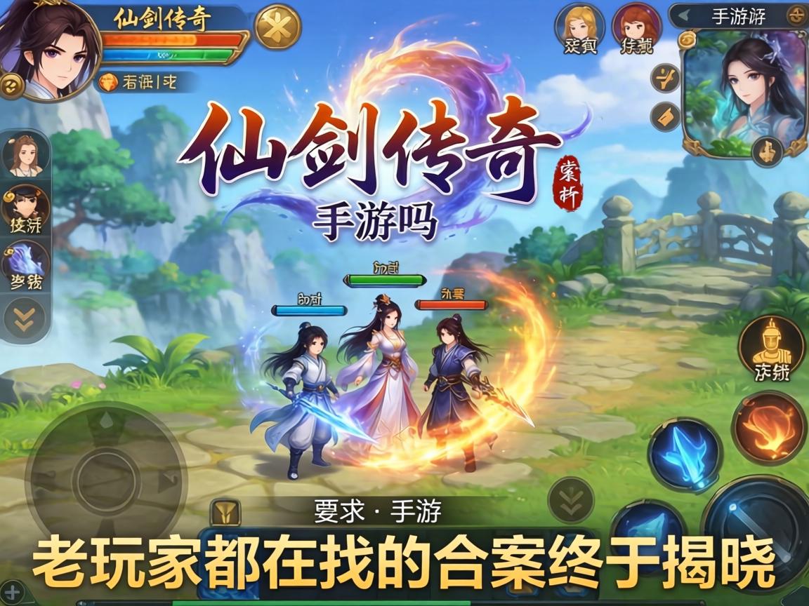 仙剑传奇有手游吗？老玩家都在找的答案终于揭晓