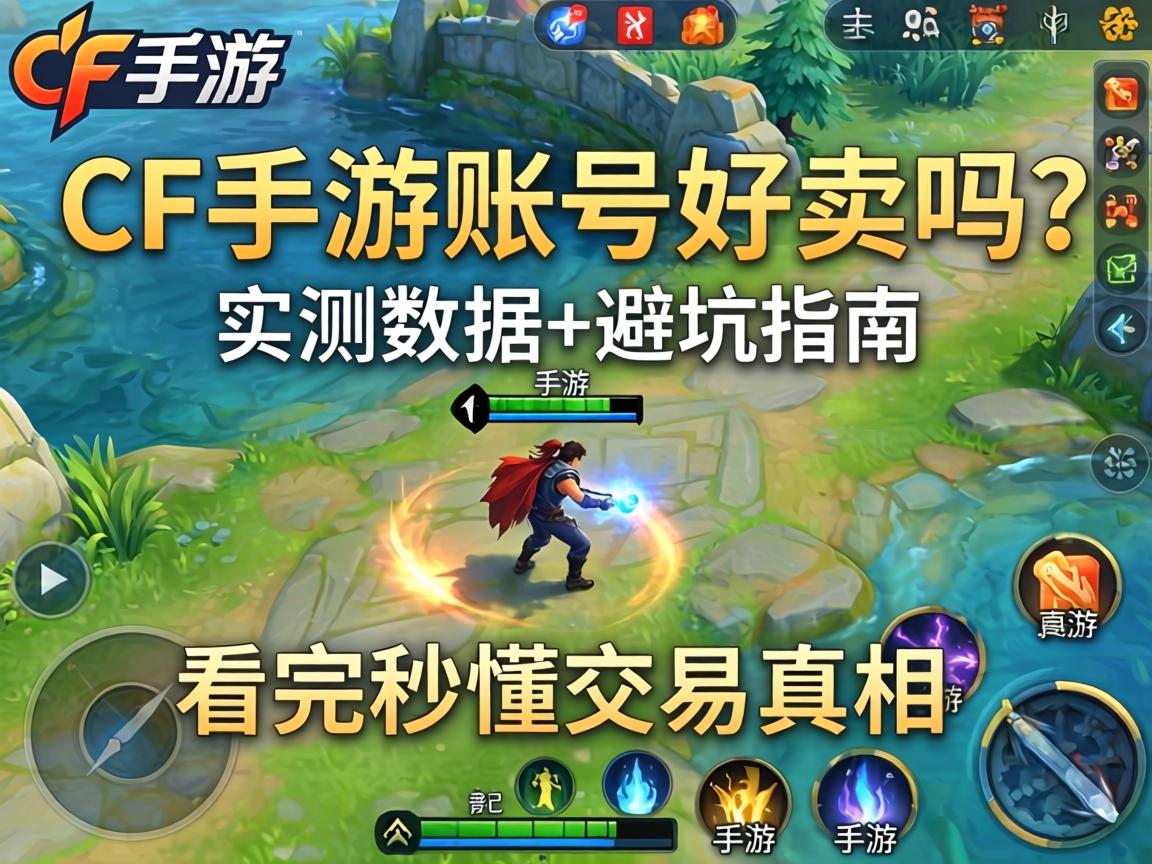 CF手游账号好卖吗？实测数据+避坑指南，看完秒懂交易真相