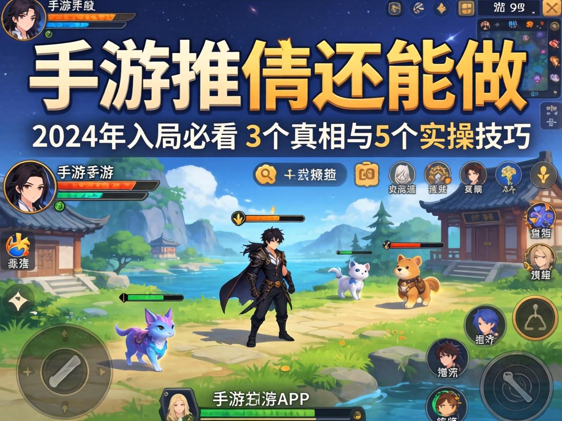 手游推广还能做吗？2024年入局必看的3个真相与5个实操技巧