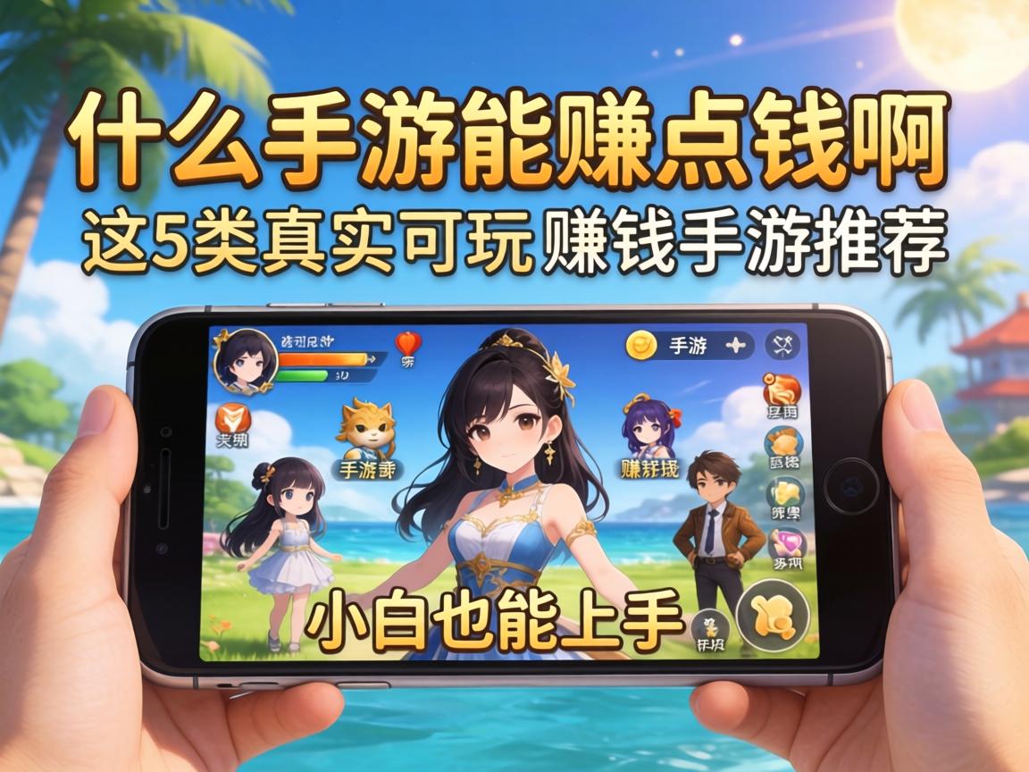什么手游能赚点钱啊？这5类真实可玩的赚钱手游推荐，小白也能上手